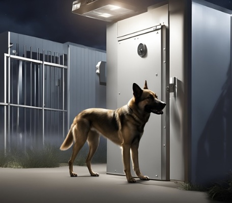 An image of a dog, symbolising security alert. This image perfectly illustrates and fits the article entitled: Security alers? Lai lai!