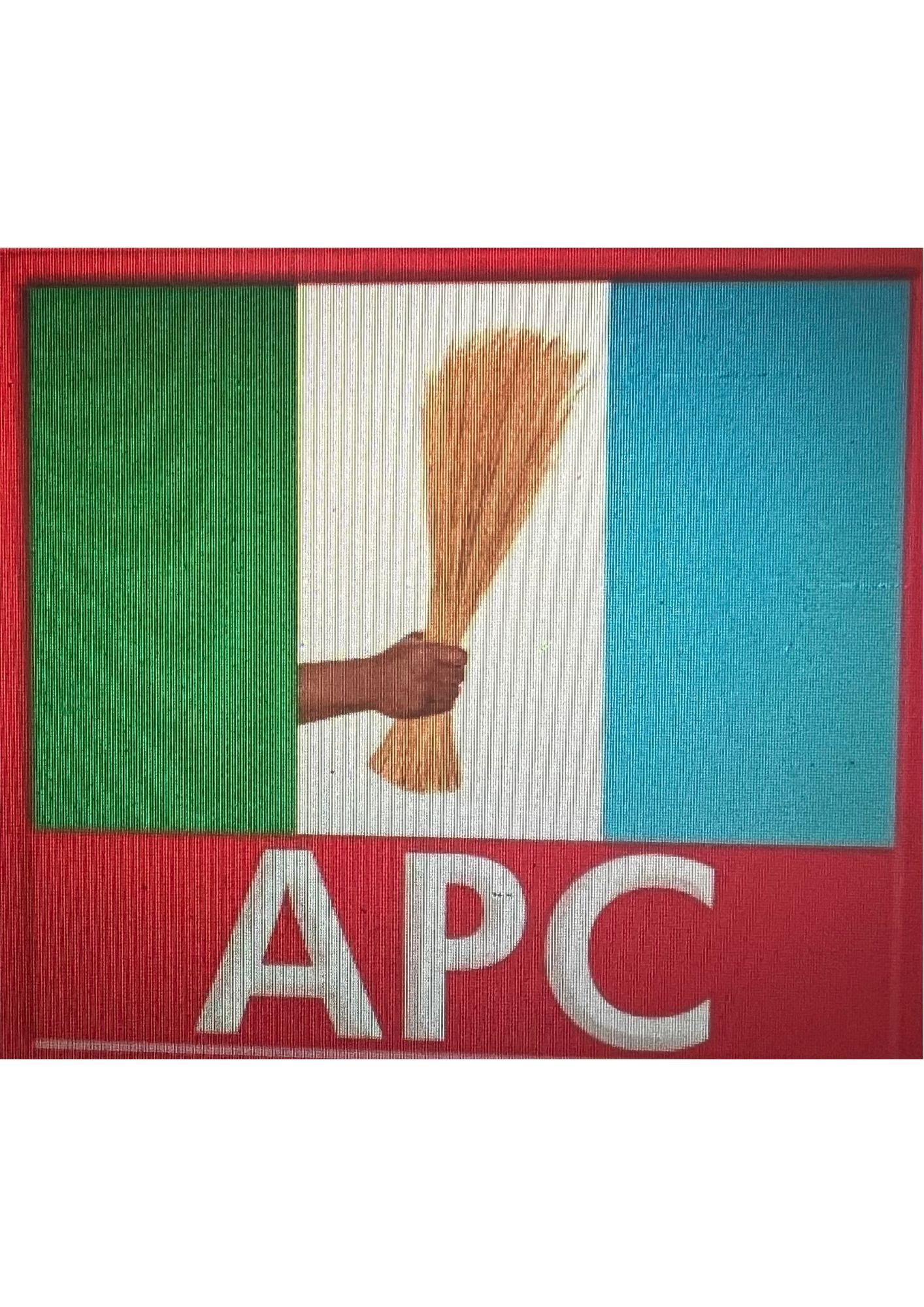 An image of the party logo as APC suspends former minister.