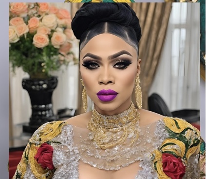 An image of cross-dresser, accompanying a story entitled: "Bobrisky scandal: No one found liable will go scot-free"