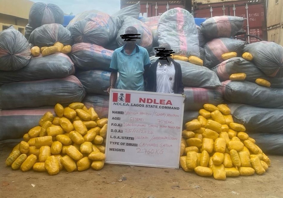 An of hard drugs and some suspects as NDLEA uncovers large consignments at various locations in Nigeria.