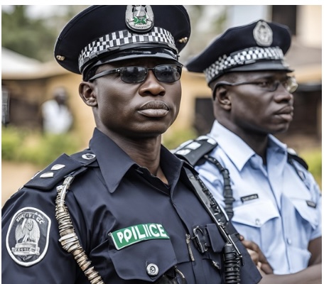 Image of some police -personnel, said to have been involvas the authorities arrest a 'self-help' preaching gospel singer over the death of his girlfriend.