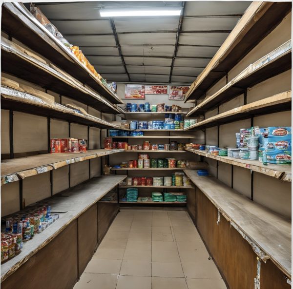 An empty shop indicating the effect of economic hardship in Nigeria