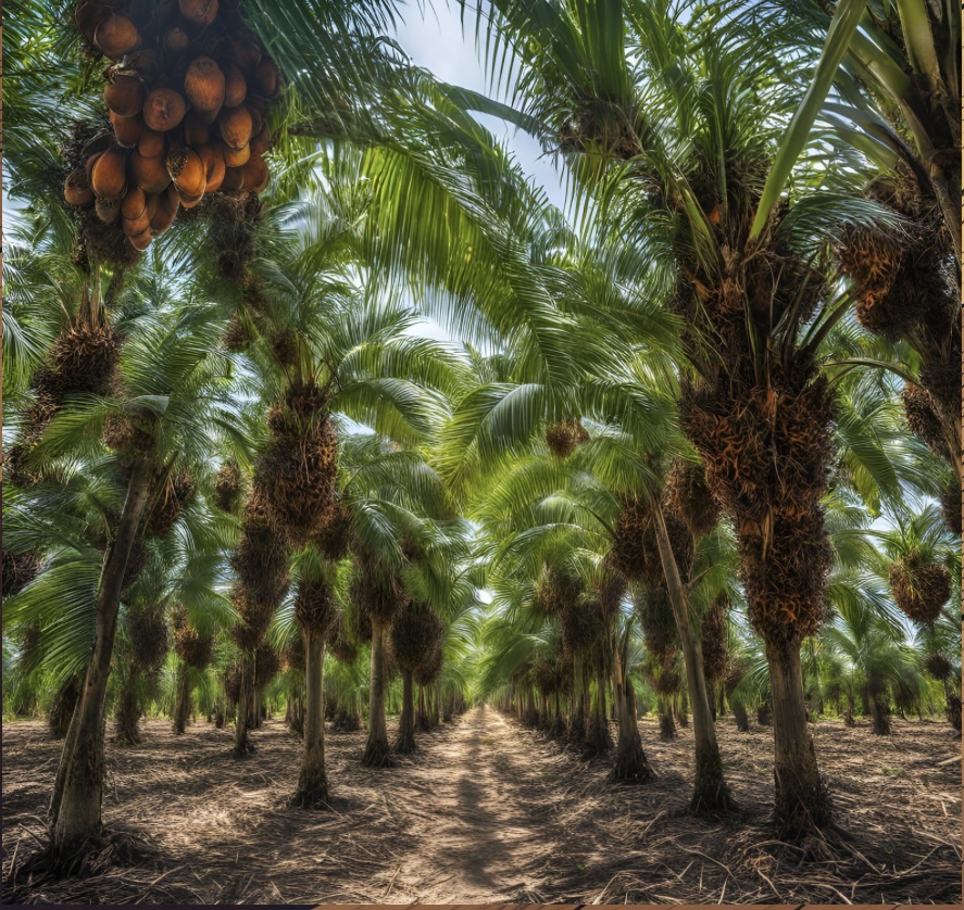 An image of a plantation, similar to the one triggering the Dakadda Oil Palm scandal, which Gov Umo Eno is currently embroiled in.