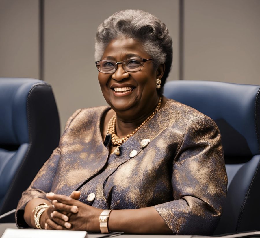 A generated image of Dr Ngozi Okonjo-Iweala, the Director General of World Trade Organisation. In the accompanying story, experts reflect on why Okonjo-Iweala gets reappointed into the role.