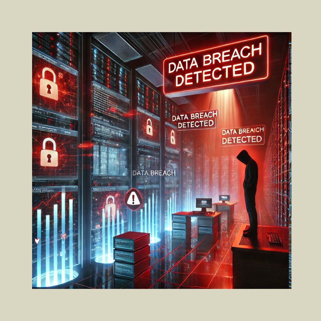 An illustration of Deepseek data breach, in which millions of private data were exposed.